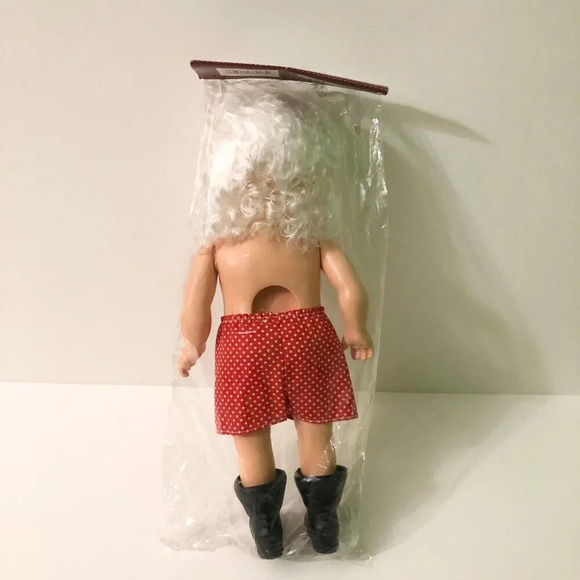 1990 Fibre Craft Doll To Make Music Box  Santa 14 Inch Billie Peppers Christmas - Picture 6 of 12